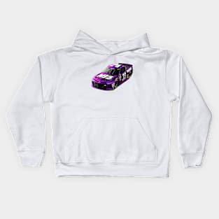 cool purple nascar car, greatest grand prix champion Kids Hoodie